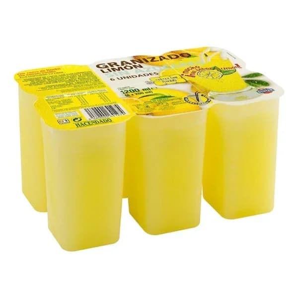 Granizado de limón Hacendado sin azúcares añadidos - 1.2 l - Imagen del producto en Findit