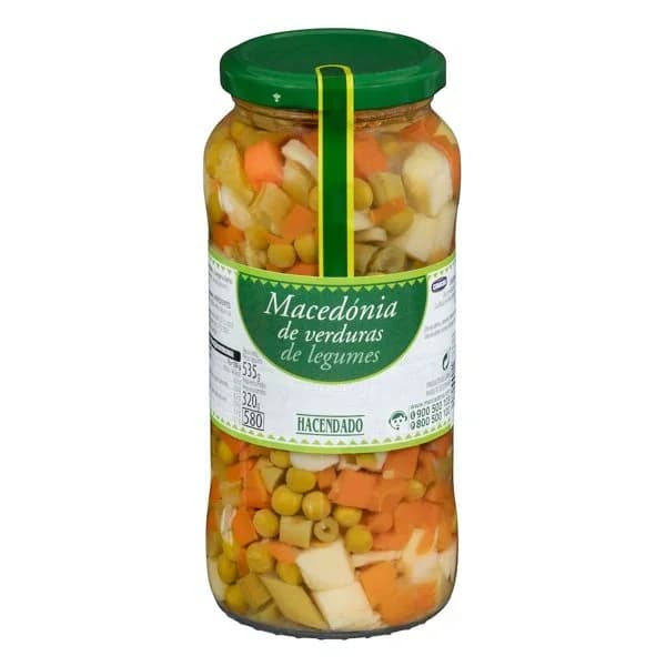 Macedonia de verduras Hacendado - 0.32 kg - Imagen del producto en Findit