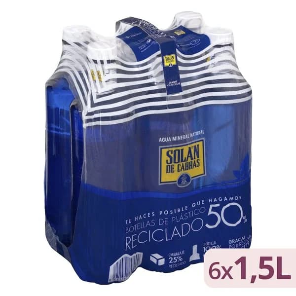 Agua mineral grande Solán de Cabras - 8.99 l - Imagen del producto en Findit