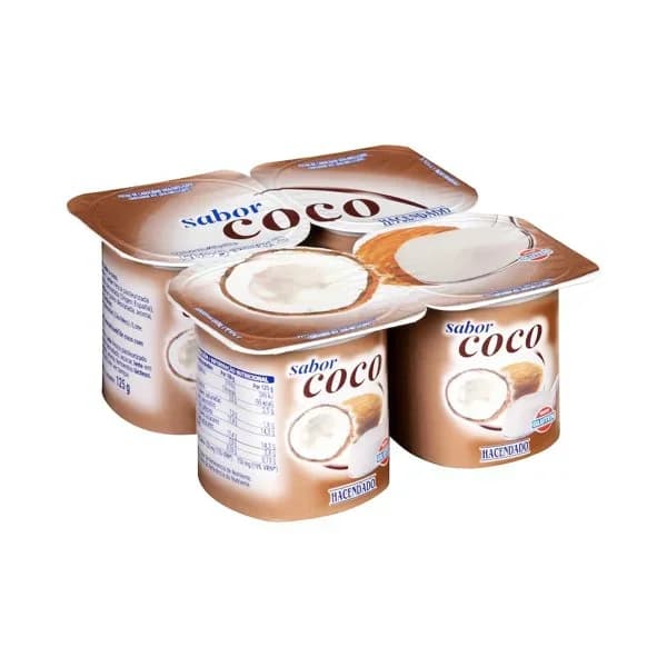 Yogur sabor coco Hacendado - 0.5 kg - Imagen del producto en Findit
