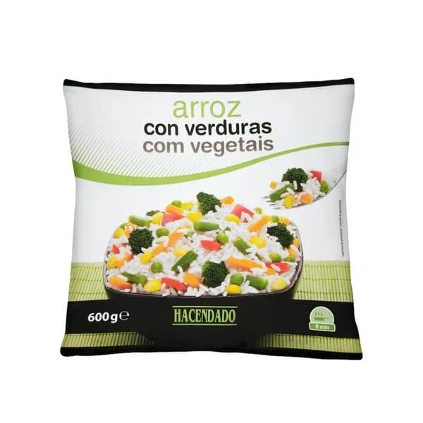 Arroz con verduras Hacendado ultracongelado - 1 ud - Imagen del producto en Findit