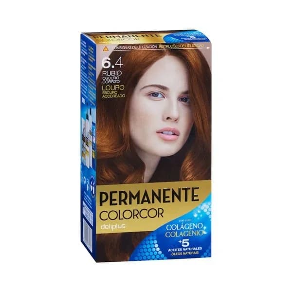 Coloración permanente 6.4 rubio oscuro cobrizo Deliplus - 1 ud - Imagen del producto en Findit
