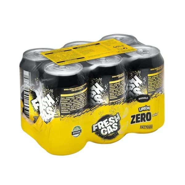 Refresco de limón Hacendado zero azúcar fresh gas - 1.98 l - Imagen del producto en Findit