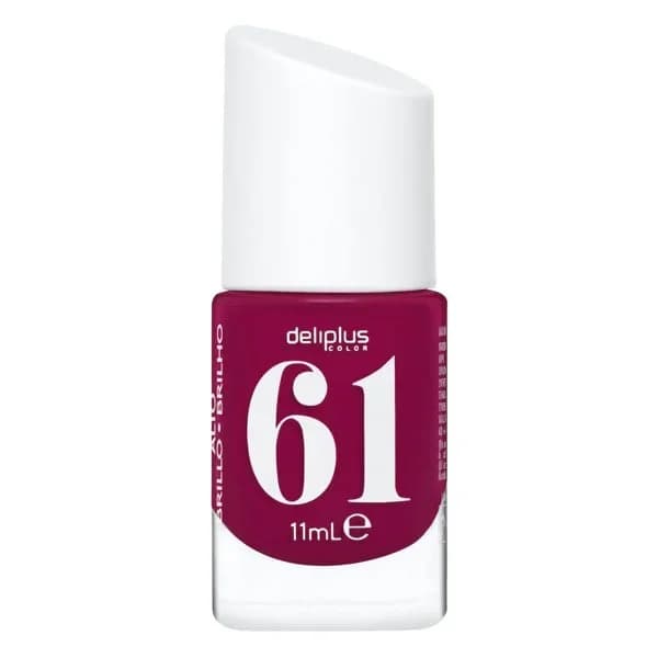 Laca de uñas alto brillo Deliplus 61 fucsia - 0.01 l - Imagen del producto en Findit