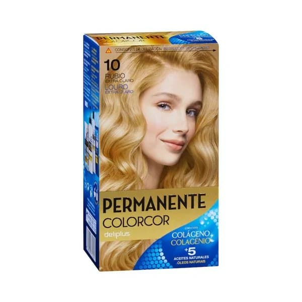 Coloración permanente 10 rubio extra claro Deliplus - 1 ud - Imagen del producto en Findit