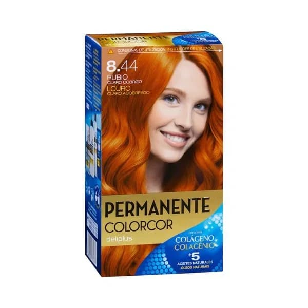 Coloración permanente 8.44 rubio claro cobrizo Deliplus - 1 ud - Imagen del producto en Findit