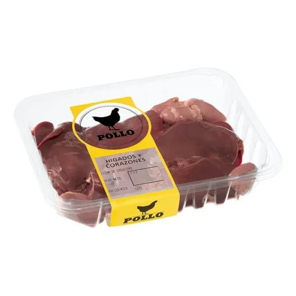 Hígados y corazones de pollo - 0.39 kg - Imagen del producto en Findit