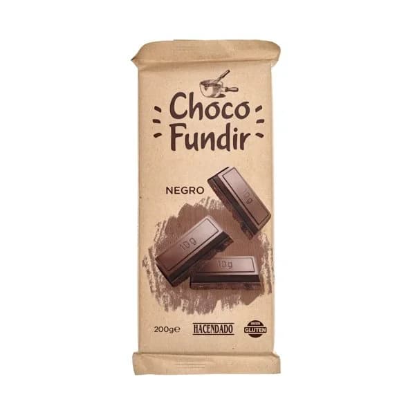 Chocolate negro fundir Hacendado - 0.2 kg - Imagen del producto en Findit