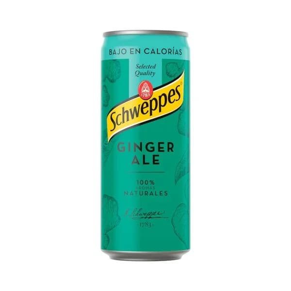 Ginger ale Schweppes lata 33 cl - 0.33 ud - Imagen del producto en Findit