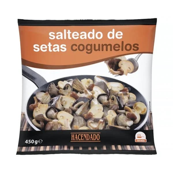 Salteado de setas Hacendado ultracongeladas - 0.45 kg - Imagen del producto en Findit