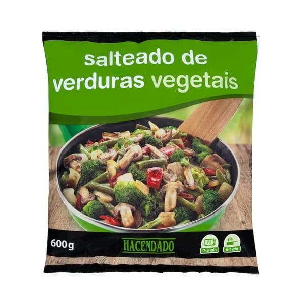 Salteado de verduras Hacendado ultracongelado - 0.6 kg - Imagen del producto en Findit