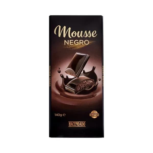 Chocolate negro relleno de mousse Hacendado - 0.14 kg - Imagen del producto en Findit