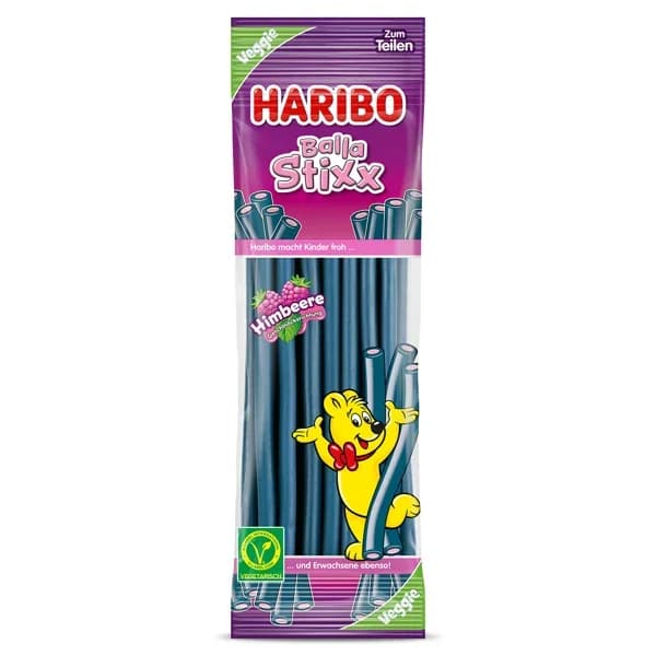 Golosinas balla stixx sabor frambuesa Haribo bolsa 200 g - 0.2 kg - Imagen del producto en Findit