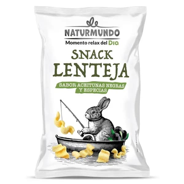 Snack de lenteja sabor aceituna negra y especias Naturmundo de Dia bolsa 95 g - 0.1 kg - Imagen del producto en Findit