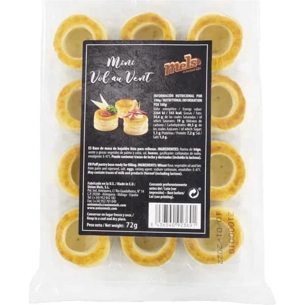 Mini Vol Au Vent - 0.07 kg - Imagen del producto en Findit
