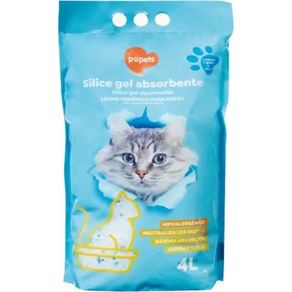 Arena Gato Perlas Sílice - 3.99 l - Imagen del producto en Findit