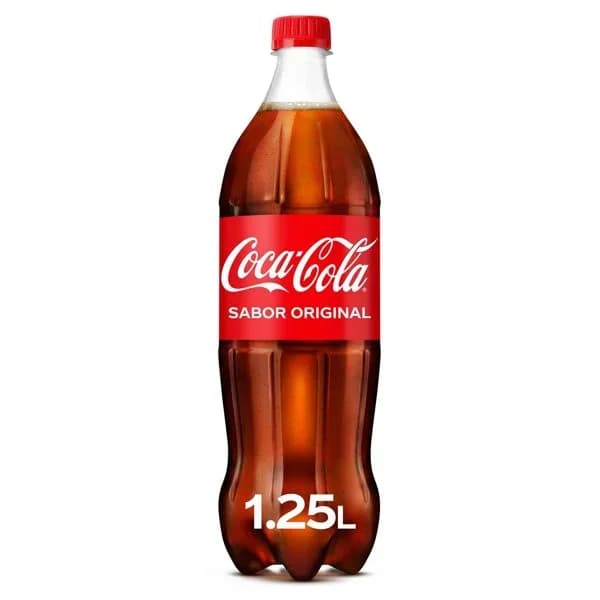Refresco de cola COCA COLA, botella 1,25 litros - 1.25 l - Imagen del producto en Findit
