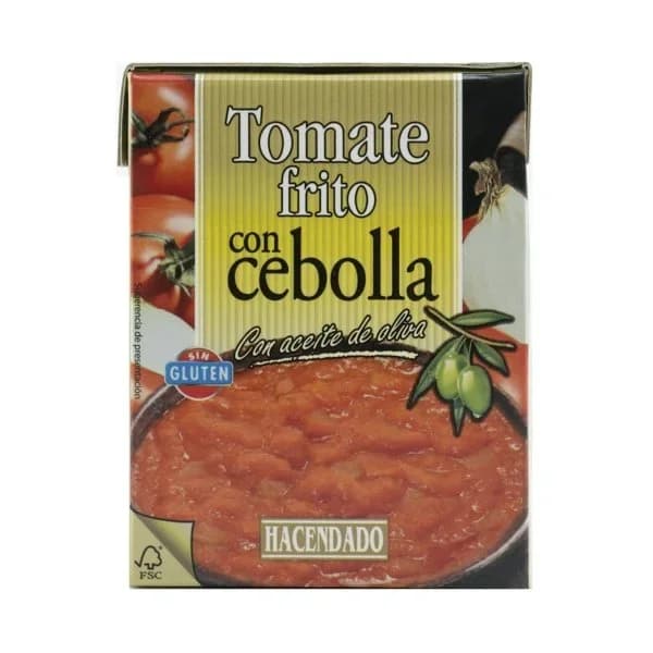 Tomate frito con cebolla Hacendado - 1 ud - Imagen del producto en Findit