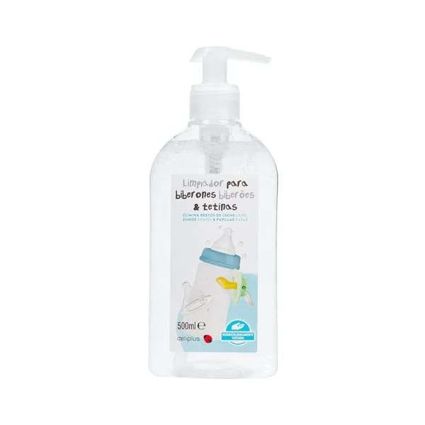 Limpiador bebé para biberones y tetinas Deliplus - 0.5 l - Imagen del producto en Findit