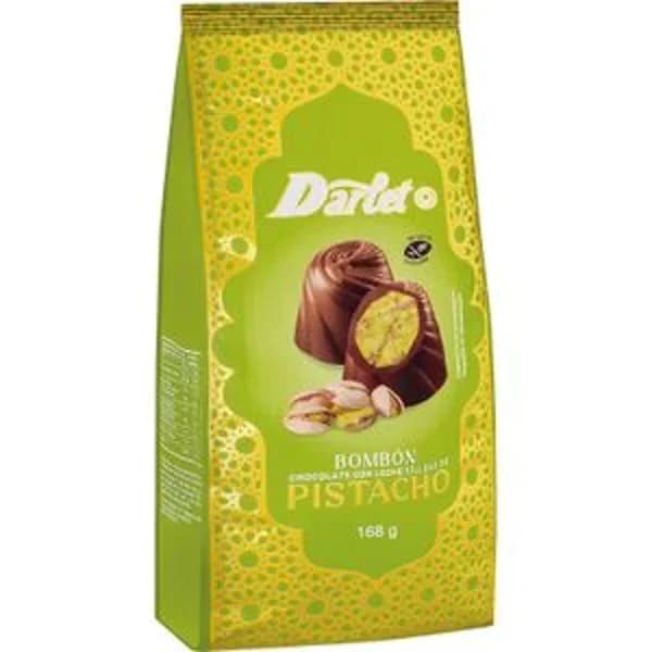 Bombón de Choco Leche Relleno Pistacho Crujiente - 1 ud - Imagen del producto en Findit