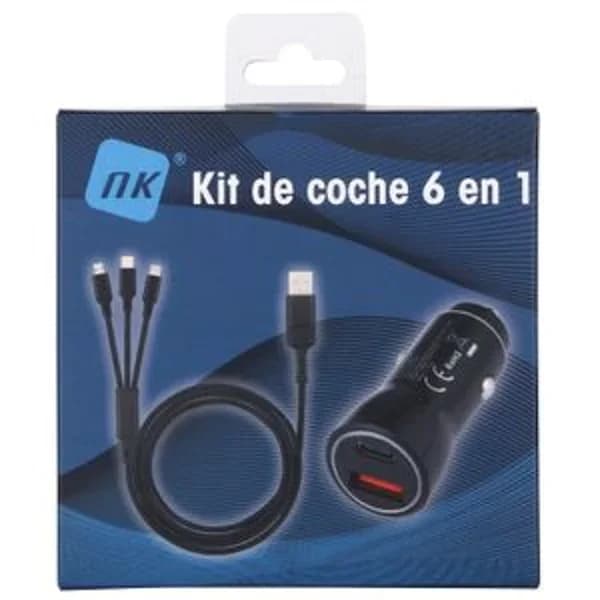 Kit de Carga Coche 6 en 1 - 1 ud - Imagen del producto en Findit