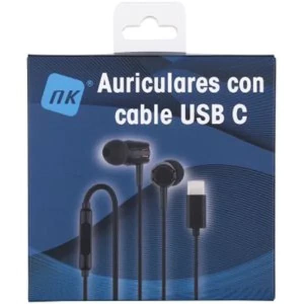Auricuales con Cable Tipo C - 1 ud - Imagen del producto en Findit