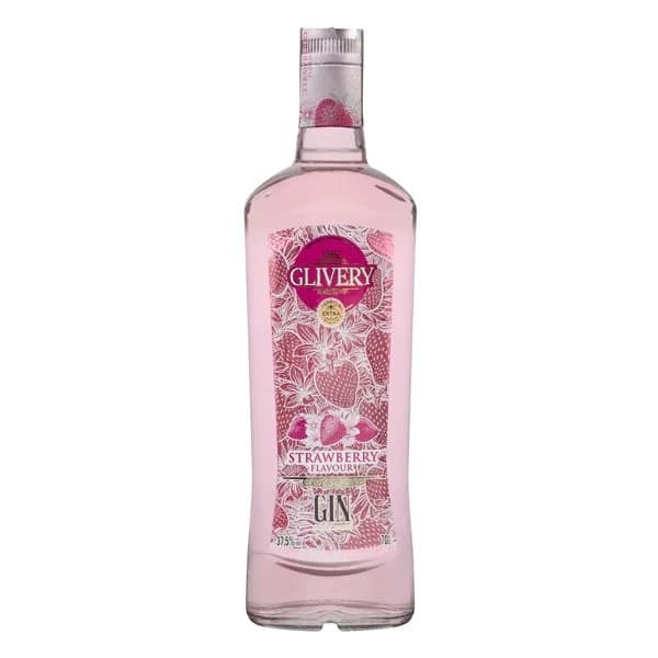 Ginebra strawberry Gin Glivery - 0.7 l - Imagen del producto en Findit