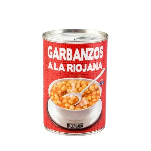 Garbanzos a la riojana Hacendado - 0.42 kg - Imagen del producto en Findit