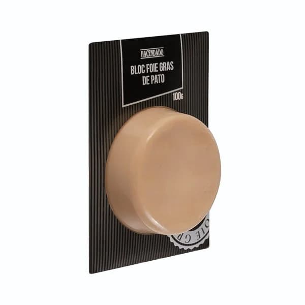 Bloc foie gras de pato Hacendado - 0.1 kg - Imagen del producto en Findit
