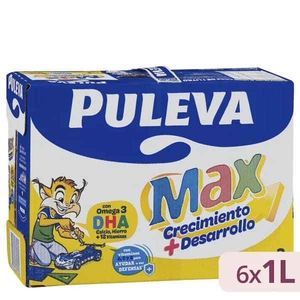 Bebida láctea crecimiento y desarrollo Puleva Max - 6 l - Imagen del producto en Findit