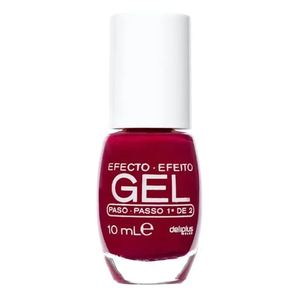 Laca de uñas efecto gel Deliplus 660 granate - 1 ud - Imagen del producto en Findit