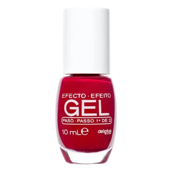 Laca de uñas efecto gel Deliplus 661 rojo - 1 ud - Imagen del producto en Findit