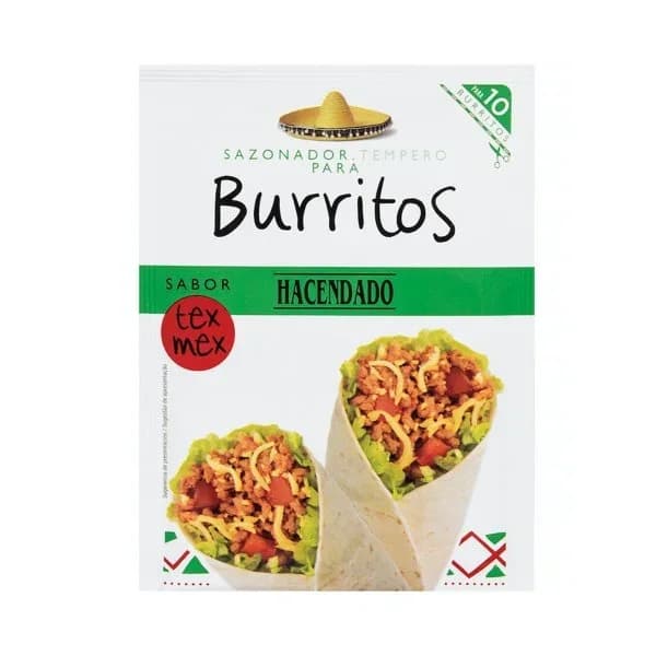 Sazonador para burritos Hacendado - 0.04 kg - Imagen del producto en Findit