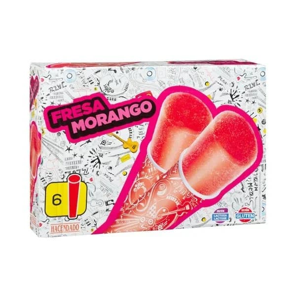 Helado fresa Hacendado - 0.66 l - Imagen del producto en Findit