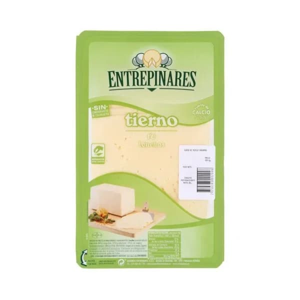 Queso lonchas tierno mezcla Entrepinares - 0.25 kg - Imagen del producto en Findit