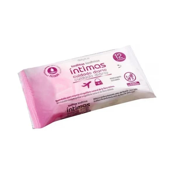 Toallitas íntimas cuidado diario Deliplus - 11.9 ud - Imagen del producto en Findit