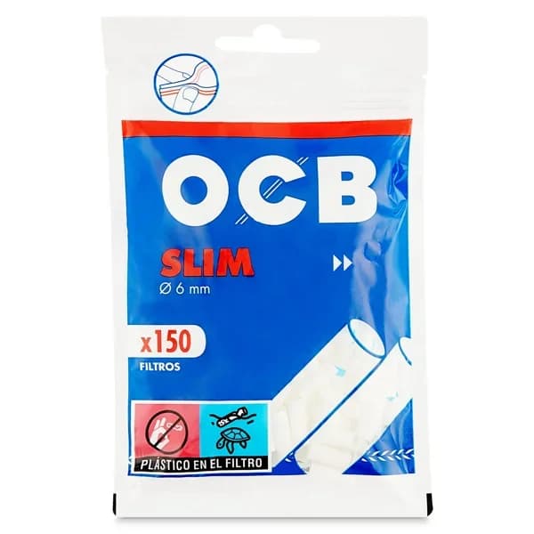 Filtros de fumar Slim 6 mm OCB 150 unidades - 105 ud - Imagen del producto en Findit