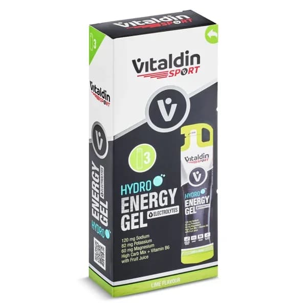 Gel energético electrolitos sabor lima Vitaldin caja 3 x 55 ml - 0.17 l - Imagen del producto en Findit
