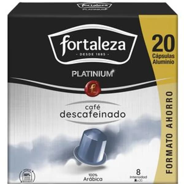 Café descafeinado platinium 20 capsulas - 20.24 ud - Imagen del producto en Findit