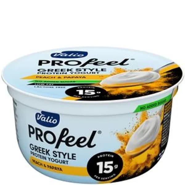 Yogur de proteínas sabor melocotón y papaya 160 g - 0.16 kg - Imagen del producto en Findit