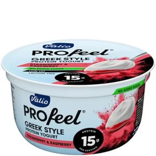 Yogur de proteínas sabor fresa y frambuesa 160 g - 0.16 kg - Imagen del producto en Findit