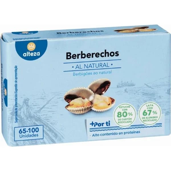Berberechos Al Natural S 65/100 - 0.06 kg - Imagen del producto en Findit