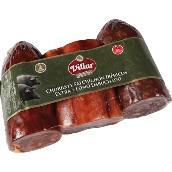 Lote Lomo Embuchado + Chorizo Ibérico Extra + Salc - 1 ud - Imagen del producto en Findit