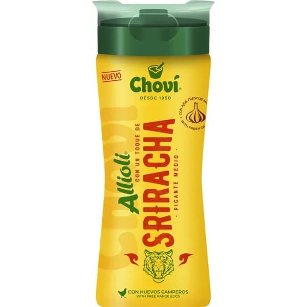 Allioli Con Sriracha Bocabajo - 0.25 l - Imagen del producto en Findit