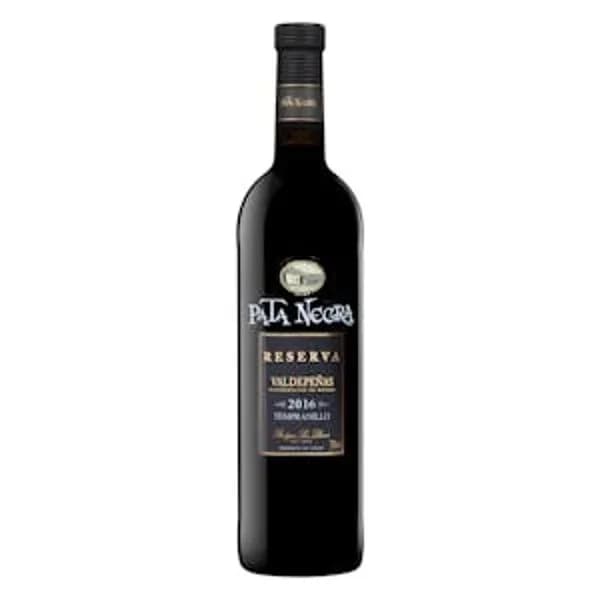 Vino tinto D.O Valdepeñas Pata Negra reserva - 0.75 l - Imagen del producto en Findit