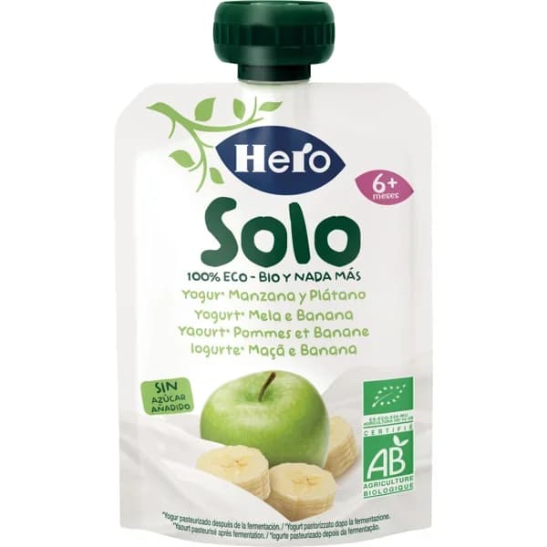 Potito Bolsita Yogur, Manzana y Plátano 100G - 0.03 kg - Imagen del producto en Findit