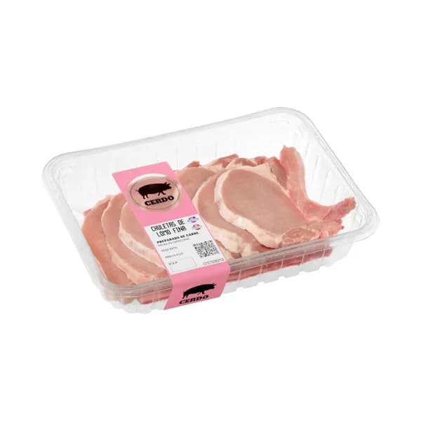 Chuletas lomo de cerdo finas - 0.53 kg - Imagen del producto en Findit