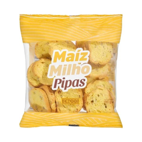 Pan tostado de maíz y pipas Hacendado - 0.11 kg - Imagen del producto en Findit