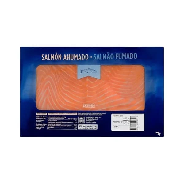 Salmón ahumado Hacendado - 0.1 kg - Imagen del producto en Findit