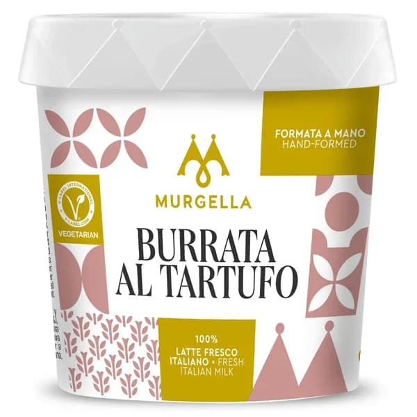 Queso burrata al tartufo Murgella tarrina 100 g - 0.1 kg - Imagen del producto en Findit